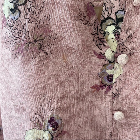 PAIGE Purple Floral Print Dress - Picture 4 of 6